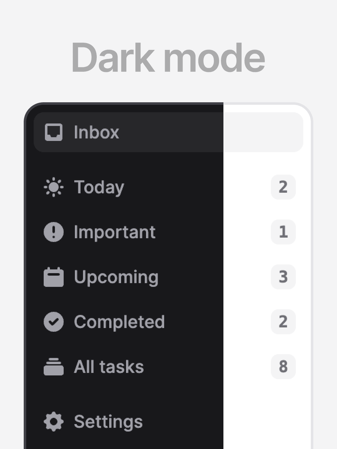 Dark mode